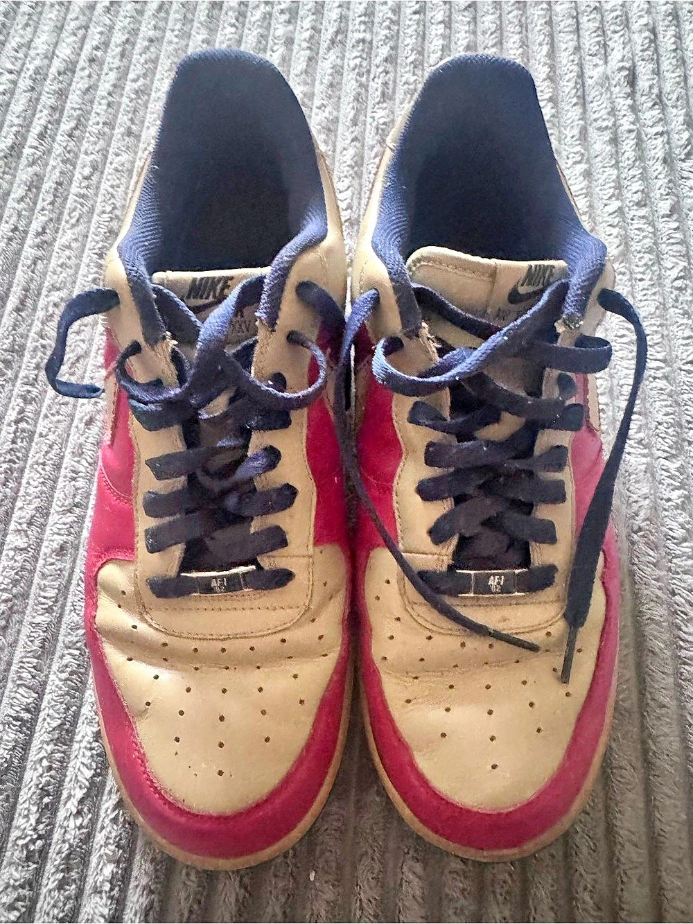 Nike Air Force 1 Low '07 Parachute Beige Obsidian Sneakers